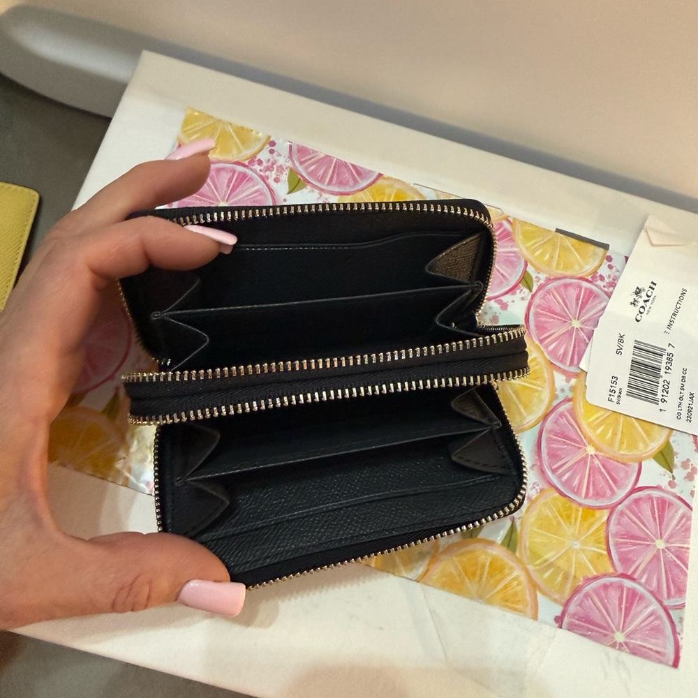 Coach Black Textured Wallet - Picture 7 of 7